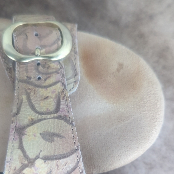 Dansko Women's Gold and Tan Mules - Picture 5 of 9